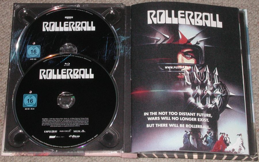 Rollerball Blu-ray goodies
