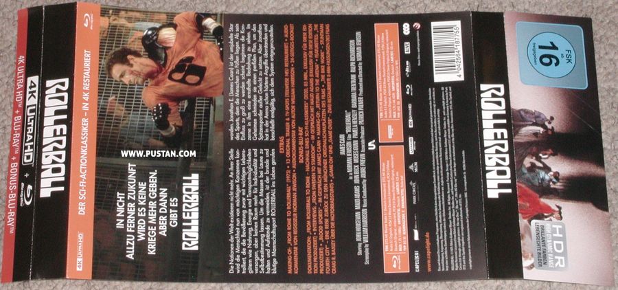 Rollerball Blu-ray goodies