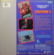Creepshow 2 Laserdisc back