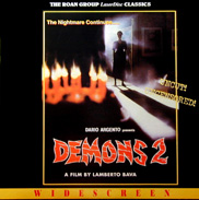 Demons 2 Laserdisc front
