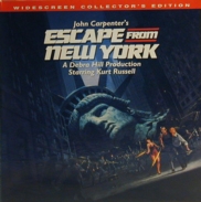 Escape from New York Laserdisc front