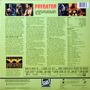 Predator Laserdisc back