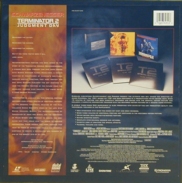 Terminator 2 T2 Special Edition Laserdisc Box back