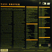 Taxi Driver Laserdisc back