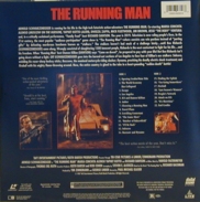 The Running Man Laserdisc back