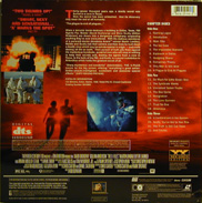 The X-Files Laserdisc back