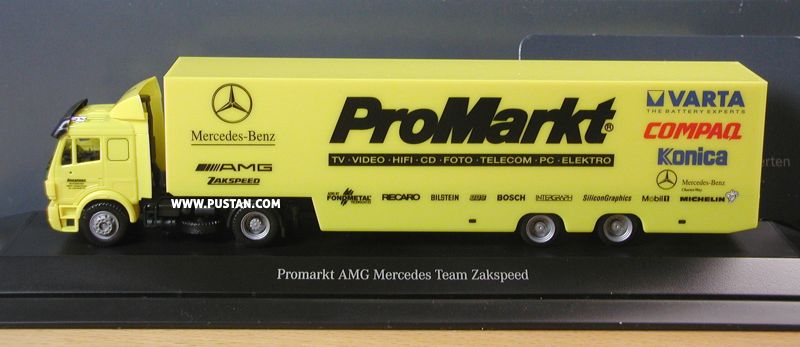 AMG Mercedes-Benz Zakspeed Niederzissen BBS BOSCH FONDMETAL © AERO BY TECHNOLOGIES BILSTEIN Michelin Mobil 1 Charter Way Recaro Intergraph SiliconGraphics ProMarkt ® TV Video HIFI CD Foto Telecom PC Elektro VARTA The Battery Experts Compaq Konica becker AW-Z 757 FUJI Audio & Video Nokia TV - Video Team Modellauto-Collection Dieses Modell wurde in einer limitierten Auflage von Stück hergestellt. AMG Promarkt
