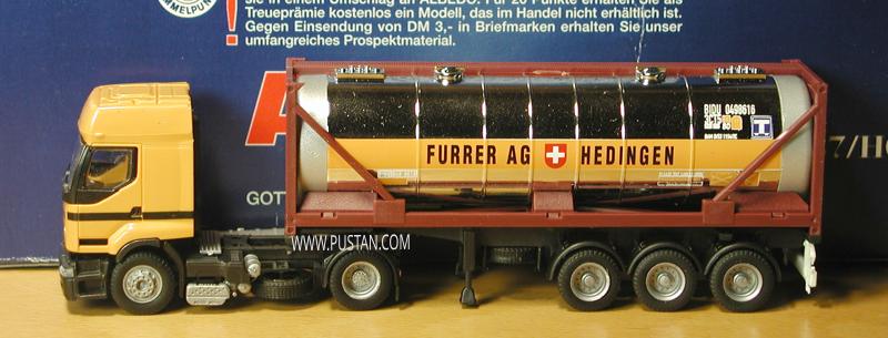 FURRER AG HEDINGEN BIDU 0498616 3CT5 80 BAM D/53 Please put labels here 1154/TC MAX GROSS 30400 KG 74957 LB TARE 4740 KG 10450 LB MAWP - 3.00 bar CAPACITY 30500 L Furrer